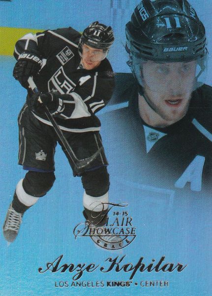 insert karta ANZE KOPITAR 14-15 Fleer Showcase Flair Showcase číslo 31